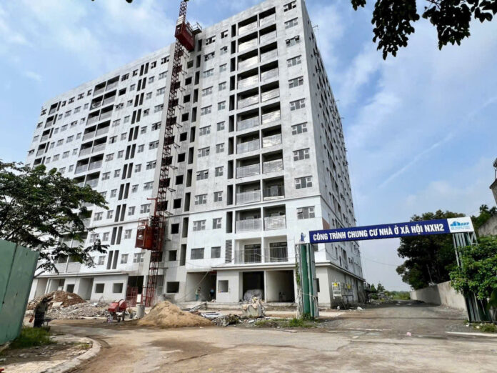 New apartment building under construction